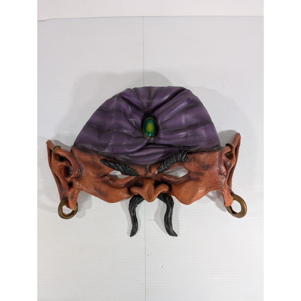 Vintage Genie Rubber Mask DISGUISE 2003 Halloween Mask Vinyl Costume Rare Aladin - Picture 9 of 11